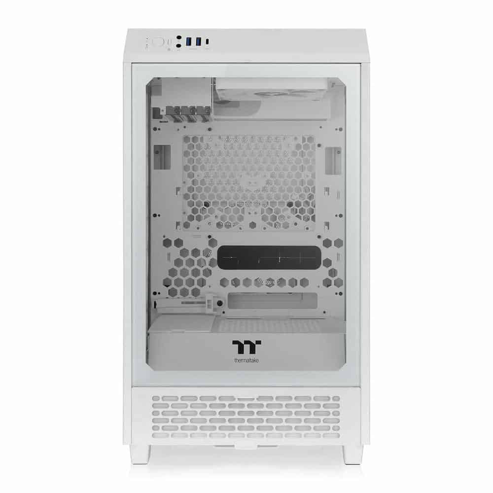 (image for) Thermaltake The Tower 200 Snow Mini Chassis Tempered Glass PC Gaming Case